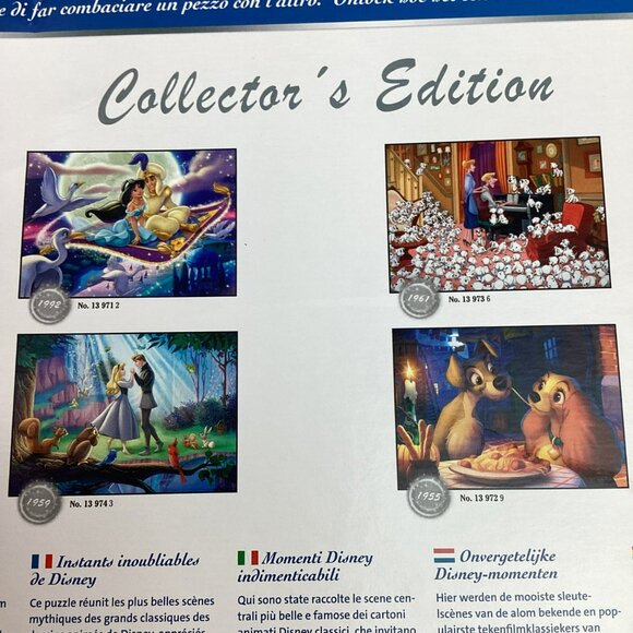 Ravensburger Disney Aladdin & Jasmine 1000 Piece Jigsaw Puzzle Collectors Editio - Picture 4 of 10